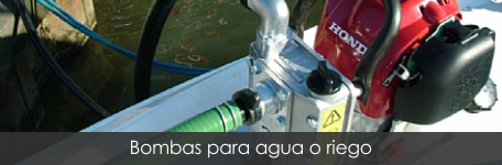 Bombas para agua o riego